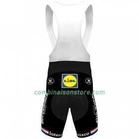 Combinaison Cycliste + Cuissard à Bretelles 2020 Quick-Step Floors Championnats de Luxembourg N001